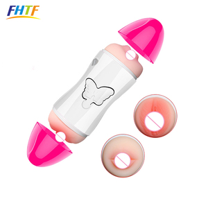 Dual Head Electric Male Masturbator <strong>Plastic</strong> <strong>Pussy</strong> <strong>Sex</strong> <strong>Toy</strong> for Man - Product Image 1