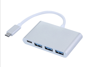 Adaptateur de concentrateur USB3.1 Type C USB3.0 * 3 avec coque en alliage d'aluminium Hub de charge PD pour <span class=keywords><strong>Apple</strong></span> Air Pro <span class=keywords><strong>Chromebook</strong></span> pour Dell XPS 12/13 en S - Product Image 2