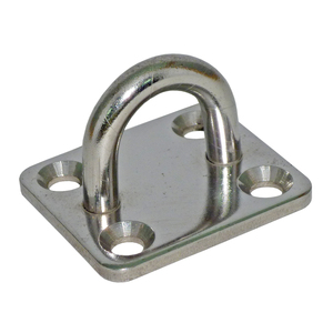 Anillo Industrial HM Marine Hardware con Orificio para Anclaje, Placa de Anclaje de Acero Inoxidable, Certificado Estándar - Product Image 1