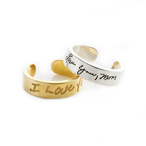Venta al por mayor grabado anillo de oro nombre diseños personalizados anillo personalizado nombre - Product Image 2