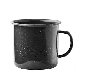 Рекламный небольшое минимальное кол-во в заказе Изготовленный На Заказ Металл эмалированную кружку с серебряной Rim эмалированная Кружка - Product Image 2