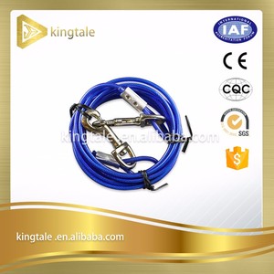 Dog tie on cable and stake 20 ft full leash - Product Image 3