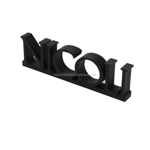 مخصص الحرة الدائمة الليزر قطع صغيرة 3D البلاستيك متجر متجر واضح الاكريليك حرف الأبجدية للحصول على علامات - Product Image 5