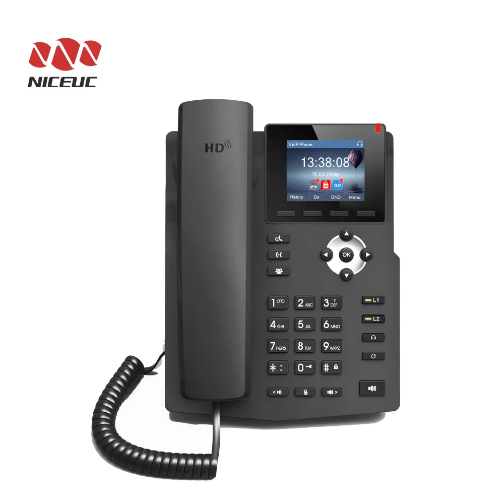 Fólio fabricante x3s conferência empresarial sip voip telefone