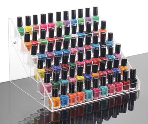 Panier de vernis à ongles en acrylique personnalisé, présentoir mural, étagère de sol ou vitrine - Product Image 5