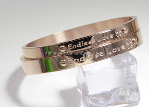 Bracciali con Targhetta in Metallo alla Moda, Bracciali con Targhetta Incisa, Bracciali Rigidi con Targhetta in Acciaio Inossidabile - Product Image 5