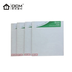 Panneau mural de plafond en <span class=keywords><strong>PVC</strong></span>, panneau de plâtre suspendu stratifié décoratif isolant - Product Image 2