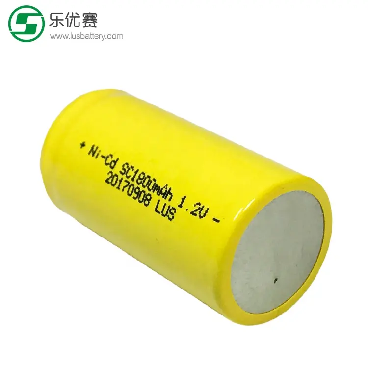 Kích Thước 1800MAH SC NI-CD 1.2V Pin Phẳng Có Thể Sạc Lại Được Sử Dụng Rộng Rãi Cho Đồ Điện Tử Tiêu Dùng, V. V.