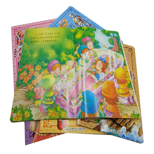 Niños divertidos Impresión de libro de cuentos, tapa dura inglés libro infantil imprimir para niños paisajes - Product Image 2
