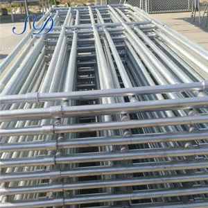 68 "alto 10x 10ft por inmersión en caliente galvanizado Panel de valla ciervo 5 Bar puertas de la puerta de la finca - Product Image 1