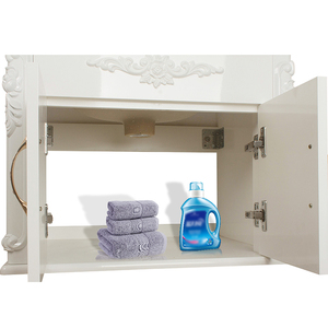 GUCI chaozhou real tallado flor patrón <span class=keywords><strong>de</strong></span> diseño <span class=keywords><strong>de</strong></span> gabinete <span class=keywords><strong>de</strong></span> baño blanco muebles <span class=keywords><strong>de</strong></span> gabinete - Product Image 5