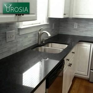 Black Sparkle Mirror Artificial Quartz <strong>Stone</strong> <strong>Countertops</strong> <strong>Cheap</strong> Price