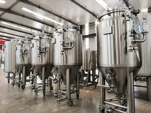 1000Lババリアンピルスナースタイルのビール製造機、中国工場からの酸混合タンク付きホームビールボン