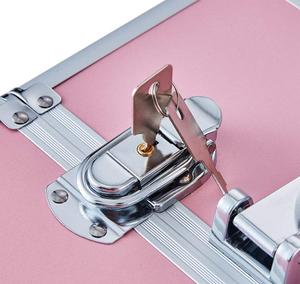 High Quality Aluminum <strong>Makeup</strong> Cosmetic Train Case Cosmetic Storage <strong>Box</strong> Professional <strong>Makeup</strong> Boxes - Product Image 2