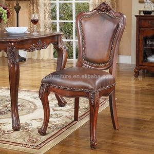 Chaise <span class=keywords><strong>en</strong></span> <span class=keywords><strong>bois</strong></span> rustique vintage de style ancien - Product Image 2