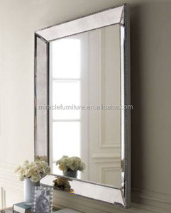 Luxury Wooden Beads <strong>Long</strong> Salon <strong>Wall</strong> <strong>Mirror</strong> Floor <strong>Mirror</strong> Dressing <strong>Mirror</strong> for Home Hotel Furniture - Product Image 5