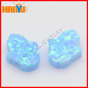 Ingrosso 8*10mm luce blu mano/hamsa opalino per collana <span class=keywords><strong>opale</strong></span> - Product Image 3