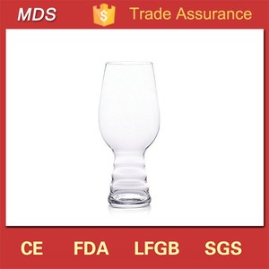 Ondulado base belga cerveza <span class=keywords><strong>pale</strong></span> <span class=keywords><strong>ale</strong></span> vidrio taza de cerveza negra - Product Image 2