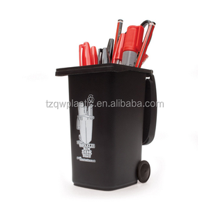 DCDEAL — poubelle de rangement, Mini corbeille <span class=keywords><strong>à</strong></span> roulettes, <span class=keywords><strong>Pot</strong></span> de porte-<span class=keywords><strong>crayon</strong></span> (ro), organisateur de papeterie de bureau propre - Product Image 4
