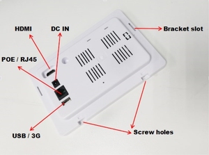 Không Có Pin POE Powered <span class=keywords><strong>Android</strong></span> Màn Hình Cảm Ứng 7 "Wall Mount Kiosk <span class=keywords><strong>Tablet</strong></span> <span class=keywords><strong>PC</strong></span> - Product Image 5