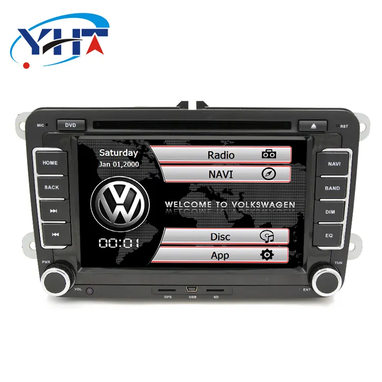 Горячие продажи установить wince автомобильный dvd-навигации с SD/USB Мультимедиа palyback для Volkswagen Golf 5