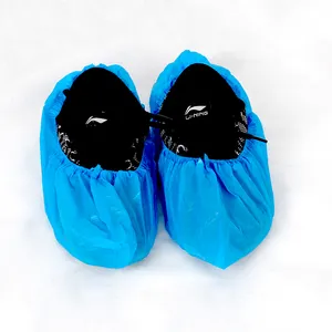 Disposable dustproof elastic non-slip indoor cpe shoe cover