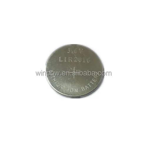 3.7v li-ion bateria recarregável LIR2016 coin botão bateria de célula com guia de solda