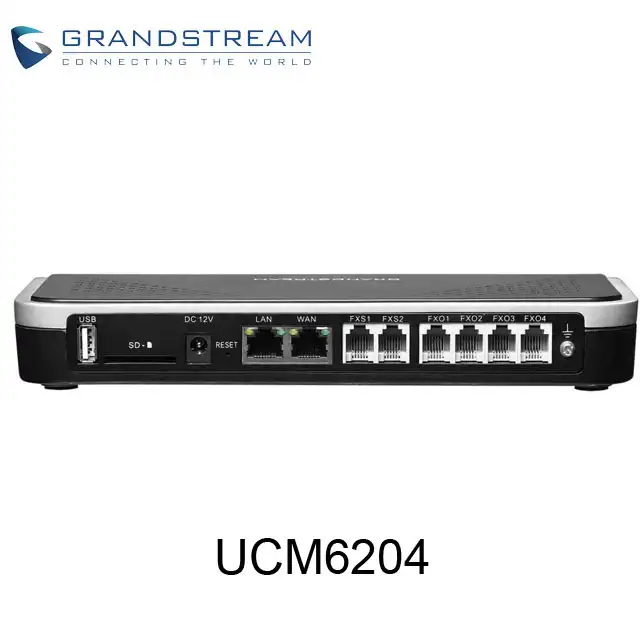 Stokta Optimize Kablosuz PBX SIP IP PBX Grandstream UCM6204