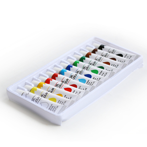 Precio moderado 12 tubos x12ml de neón color de aceite pintura de estudiantes y artistas <span class=keywords><strong>amateur</strong></span> - Product Image 3