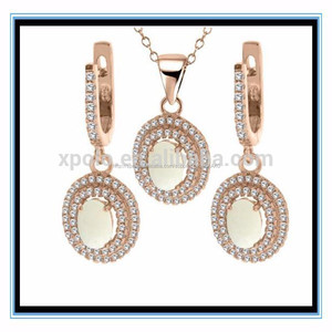 Joyas de la cadena larga de la joyería nupcial sets / oro hermosas sistemas de la joyería XP-JS-0150 - Product Image 3