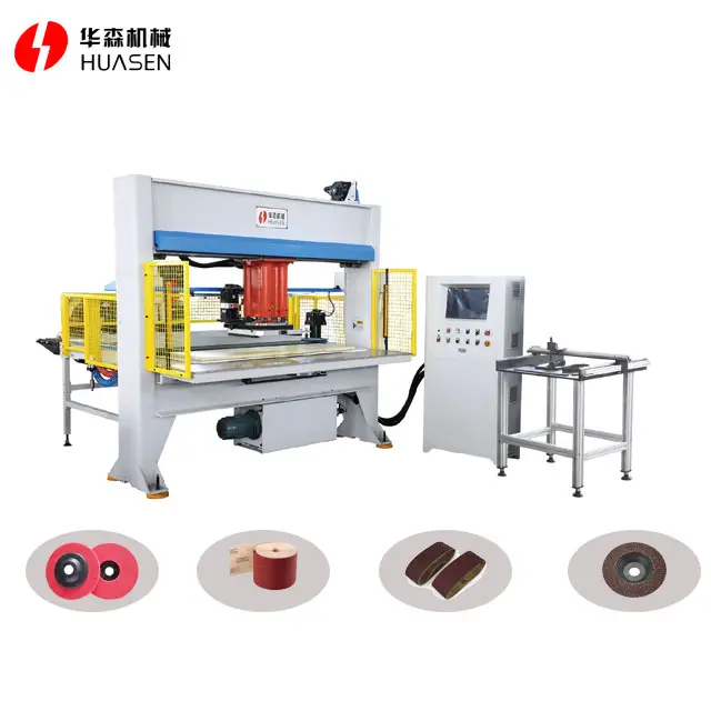 Abrasive sand paper making machine for polishing pad