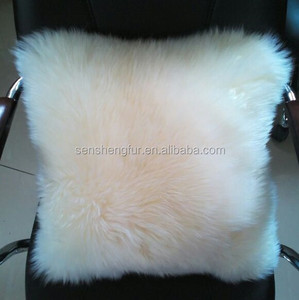 Genuino Nuova Zelanda pelle di Pecora merino comodo divano hug <span class=keywords><strong>cuscino</strong></span> colorato <span class=keywords><strong>cuscino</strong></span> in lana - Product Image 3