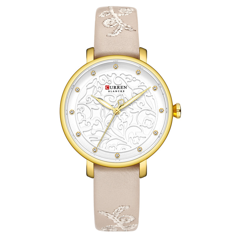 leather gold gray