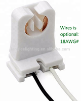 Marché américain non shunté CUL listé T8 T10 Tube douille G13 support de lampe support de support de pierre tombale