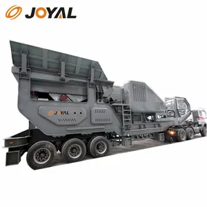 كسارة صناعية محمولة من JOYAL, معدات سحق مخلفات البناء/كسارة حجارة مستعملة للبيع