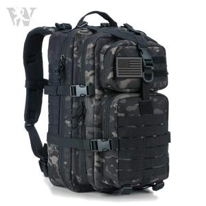 Black CP Camo Bag Outdoor Sport <strong>Waterproof</strong> <strong>Back</strong> <strong>Pack</strong> Tactical 45 Liter Bag Backpack Durable Travel <strong>Pack</strong> - Product Image 1
