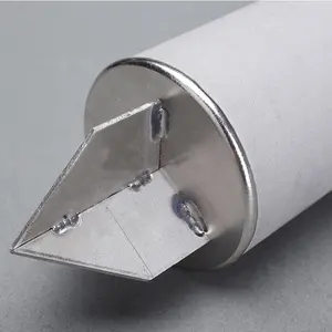 Cartuccia per filtro a vapore in polvere sinterizzata da 1 micron da 5 micron produttore di cartucce per filtro titanio/SS 304/SS 316L