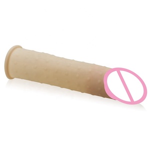 Guaina per Pene Giocattoli Sessuali per Adulti Collari Maschili Ritardanti Eiaculazione Precoce in Silicone Fine - Product Image 4