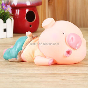 De dibujos animados simplemente niños grandes de plástico de cerdo piggy Banco juguetes al por mayor - Product Image 3