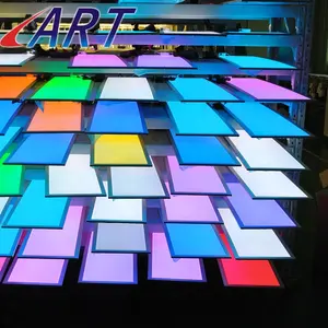 方形2乘4定制led面板灯变色可调光60x120 rgbw天花板嵌入式led面板灯