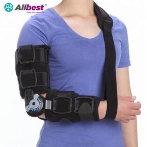 Attelle orthopédique réglable pour le coude supérieur Allbest - Noir, taille unique (gauche/droite), certifiée ISO13485/CE, modèle APE003 TW - Product Image 5