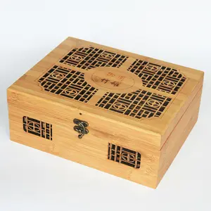 Traditionele Chinese Acupunctuur Bamboe Moxibustion Box Voor Medicijntherapie