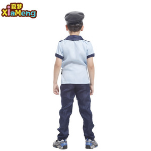 <span class=keywords><strong>2018</strong></span> fiesta de halloween uniforme de policía traje para niños - Product Image 3