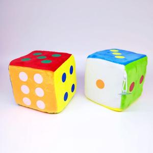 Tùy chỉnh In Mềm Đồ Chơi Sang Trọng Cube Mờ <span class=keywords><strong>Dice</strong></span> - Product Image 3