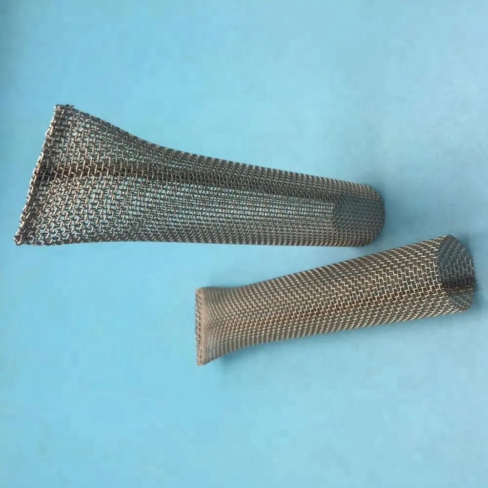 SUS 304 Stainless Steel Spot Welding Wire Mesh Strainer Woven Wire Mesh Filter Bag