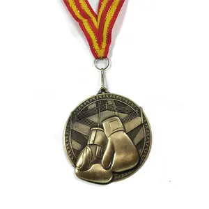 Manufacturer Custom 3D Strong Power Badge Metal Award Medal For Sports Event