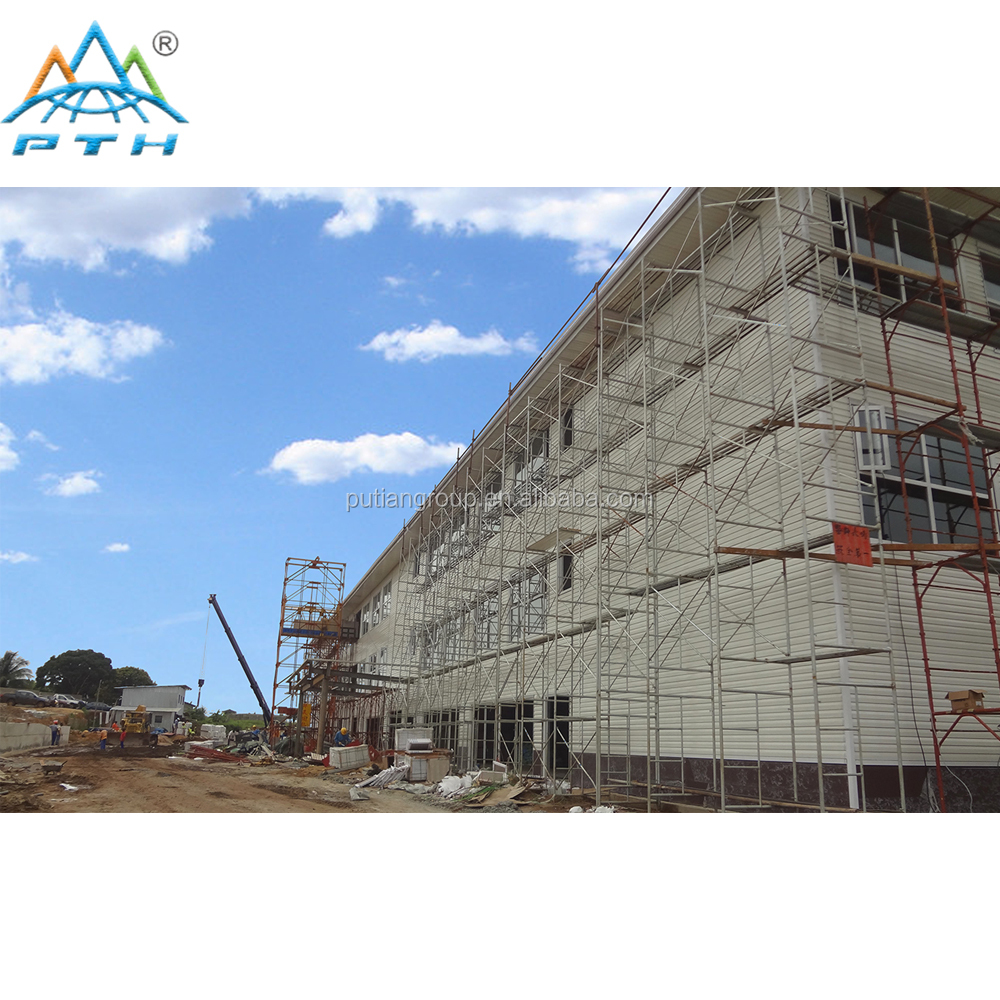 Proyecto de hotel integrado de estructura de acero en Gabón, África