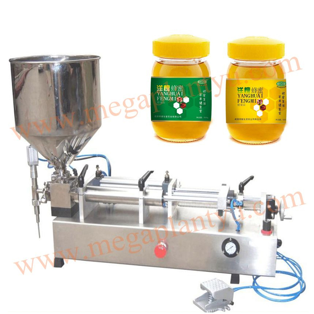 Honey Production Line Used Small Automatic Bottle Filling Machine for Sale