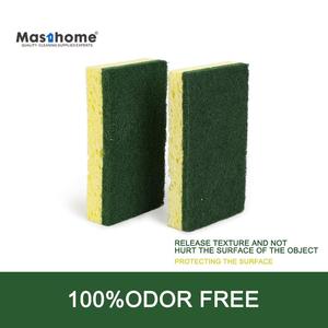 Masthome High Quality Dish Washing <strong>Scrub</strong> Pad Eco-friendly <strong>Scrub</strong> Sponge Heavy Duty Cleaning Sponge - Product Image 3