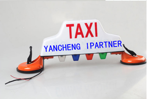 Décorations de voiture de taxi LED personnalisées de haute qualité Boîtes à lumière publicitaires flexibles romantiques pour la décoration - Product Image 2
